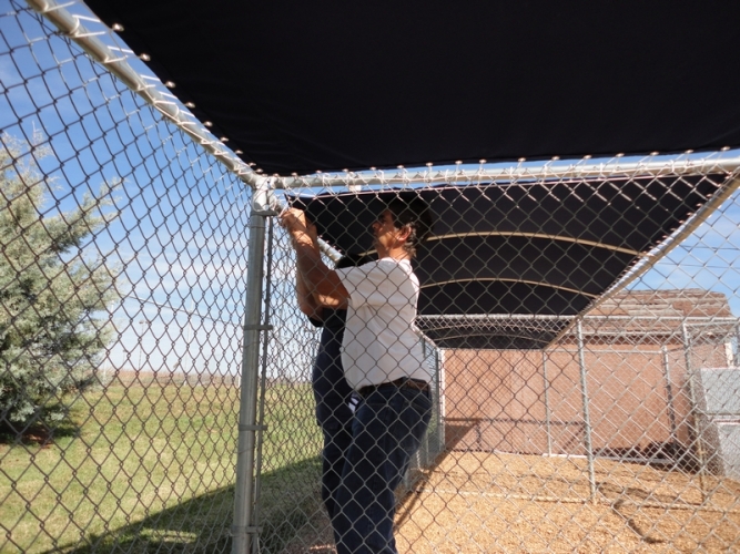 Installing Custom Kennel Covers 2